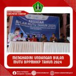 Menghadiri Undangan Bulan Mutu BPPMHKP Tahun 2024