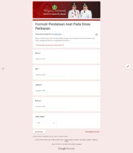 Screenshot draf google form